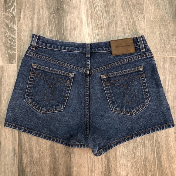 Vtg 90’s Calvin Klein High Waisted Mom Shorts - Picture 1 of 4